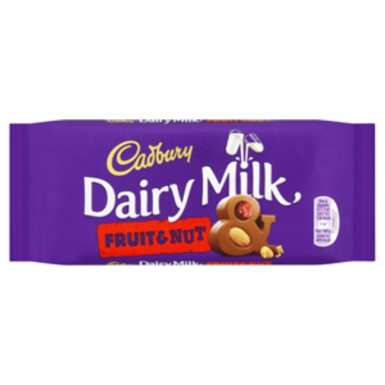 Picture of LGE Fruit & Nut Cadburys 110g  x18